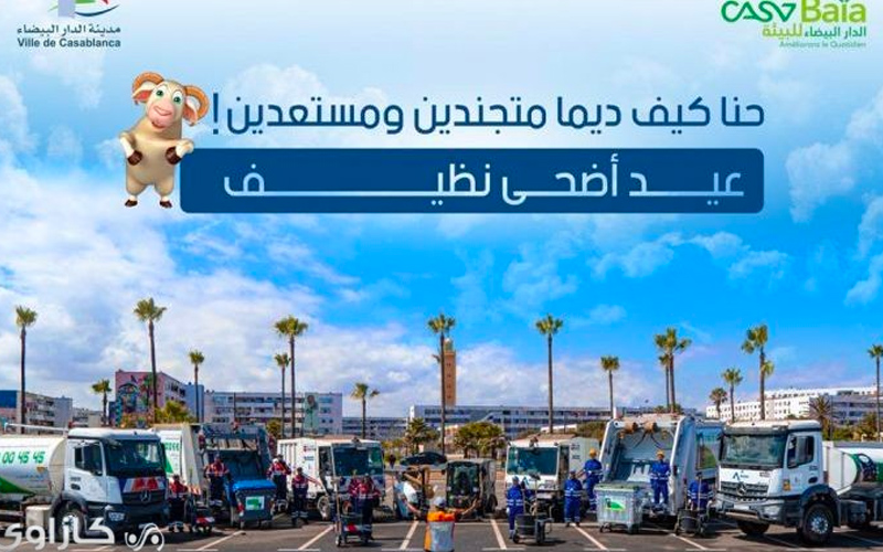 مجلس مدينة الدار البيضاء وكازا بيئة يستعدان لعيد أضحى نظيف
